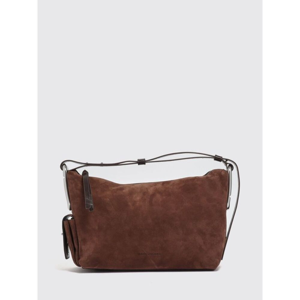 Marc Jacobs Women Marc Jacobs Suede Leather Shoulder Bag With Double J Logo